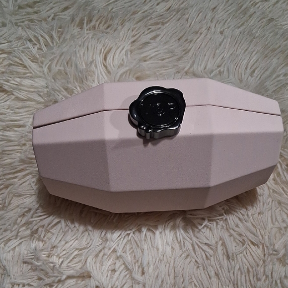 Viktor & Rolf Blush Pink Faceted Clutch - Picture 1 of 9